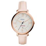 Women's Fossil Pink Chicago Maroons Jacqueline Date Blush Leather Watch