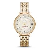 Women's Fossil Chicago Maroons Jacqueline Gold-Tone Stainless Steel Watch