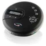 GPX Portable CD Player withFM Radio & Anti-skip, Black