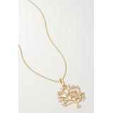 Sydney Evan - Butterfly Tree Of Life 14-karat Gold Diamond Necklace - one size