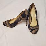 Jessica Simpson Shoes | Jessica Simpson Wraye Fabric Pump In Camo Print Sz 7.5 Nwot | Color: Blue/Green | Size: 7.5