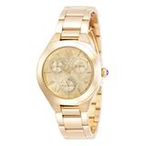 Invicta Women's Watches N/A - Goldtone Angel Chronograph Bracelet Watch