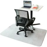 micykuxu Office Chair Mat For Hardwood Floor Hick Anti Slip Floor Protector Rug Computer Chair Mat For Home & Office Colorfast Sound Deadening