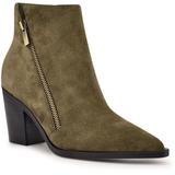Wear It Bootie In Olive Suede At Nordstrom Rack - Green - Nine West Boots