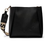 Logo Shoulder Bag - Black - Stella McCartney Shoulder Bags