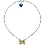 Butterfly Pendant Necklace - Metallic - Gucci Necklaces