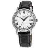 Tissot T-Classic Carson White Dial Leather Strap Men's Watch T085.410.16.013.00 T085.410.16.013.00