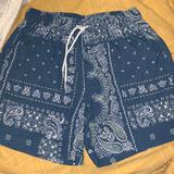 Urban Outfitters Swim | New Urban Outfitters Guys Swim Trunks Bathing Shorts Sz Small | Color: Blue/White | Size: S