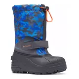 Columbia Powderbug Forty Kids' Waterproof Snow Boots, Boy's, Size: 1, Grey
