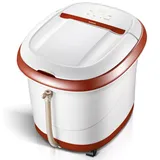 Carepeutic KH305B Touch Screen Oxy Energized Water Jet Foot & Leg Spa Bath Massager - Brown & White, MULTI NONE