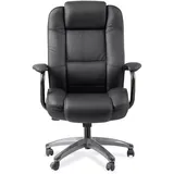 Lorell LLR62625 Big & Tall Mid-Back Mesh Leather Guest Chair, MULTI NONE