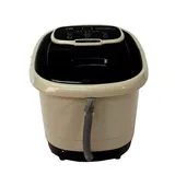 Sunpentown SPA-3549 Foot Spa Bath Massager with Motorized Rollers, Tan & Black, MULTI NONE