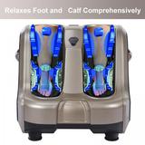 CreateNewFlow Foot & Calf Massager Machine For Relaxation & Stress Relief Calf Massage, Size 22.261 H x 20.685 W x 18.715 D in | Wayfair