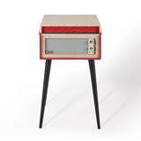 Crosley Electronics Dansette Bermuda Turntable in Red, Size 26.25 H x 15.25 W x 16.5 D in | Wayfair CR6233E-RE