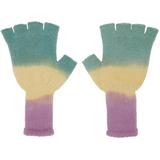 Fingerless Gloves - Blue - The Elder Statesman Gloves