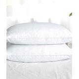 Peace Nest Bed Pillow Sets White - White Down-Feather Blend Medium-Support Pillow - Set of Two
