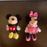 Disney Toys | Disney Winnie The Pooh &My First Piglet Bean Bag Plush Rattle | Color: Black | Size: 9&6