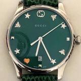 Gucci Jewelry | Gucci - G-Timeless Green Mother Of Pearl Dial Unisex Watch- | Color: Green | Size: Os