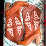 Jessica Simpson Shoes | Jessica Simpson Cowboy Boots! | Color: Brown/Red | Size: 8