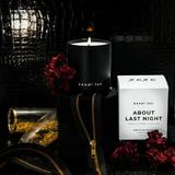 kendi lux About Last Night Scented Designer Candle Soy in Black, Size 3.25 H x 3.25 W x 3.25 D in | Wayfair ALN-001