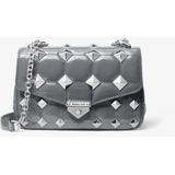 Soho Small Studded Quilted Patent Leather Shoulder Bag - Gray - Michael Kors Shoulder Bags