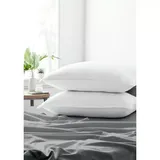 Luxury Inn Plush Down Alternative Gel-Fiber Pillows - 2 Pack, White, King