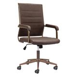 Auction Office Chair Vintage Brown - Zuo Modern 109022