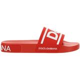 Slippers Sandals Rubber - Red - Dolce & Gabbana Sandals