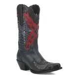 Dingo Monterey Women's Leather Cowboy Boots, Size: 7.5, Black