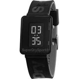 Quartz Grey Digital Dial Sports Watch - Gray - Superdry Watches