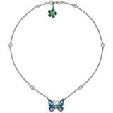 Butterfly Pendant Necklace - Metallic - Gucci Necklaces