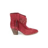 FRYE Boots: Red Solid Shoes - Size 10