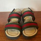 Gucci Shoes | Gucci Toddler Sandals Sz 23 | Color: Green/Red | Size: 23 Eur Or Size 9