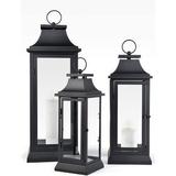 mingbaoge Hurricane Lanterns w/ Glass Panels, Perfect For Home Decor, Parties & Events, Table Top Or Hanging Lantern For Indoor & Outdoor | Wayfair