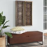 Ophelia & Co. 2 Piece Wall Decor Set, Wood in Brown, Size 36.0 H x 1.0 W x 12.0 D in | Wayfair BNRS2418 34912664