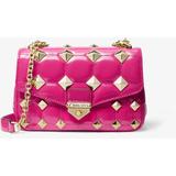Soho Small Studded Quilted Patent Leather Shoulder Bag - Pink - Michael Kors Shoulder Bags