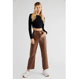 The It Factor Vegan Pants by We The Free at Free People, Mocha, US 12