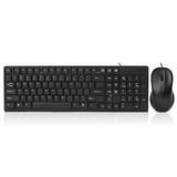 Impecca Desktop USB Keyboard and Mouse Combo in Black