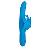 "Posh 10-Function Silicone Fluttering Butterfly Vibrator - Blue, California Exotic Novelties"