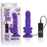 "10-Function Silicone Love Rider Butterfly Lover Vibrator - Purple, California Exotic Novelties"