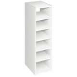 ClosetMaid Selectives 11.75 in. W White Organizer for Wood Closet System