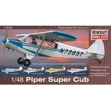 Minicraft 1:48 Piper Super Cub Plastic Model Kit 11678