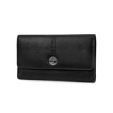 Timberland Leather Rfid Flap Wallet Cluth Organizer (Black