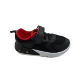 Chulis Footwear Boys' Sneakers BLACK/RED - Black & Red Sam Mesh Sneaker - Boys