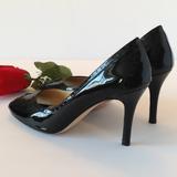 Kate Spade Shoes | Kate Spade 'New York'- Italian Peep Toe Pumps | Color: Black/Cream | Size: 8.5