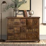 Birch Lane™ Pennington Square Accent cabinet Wood in Brown, Size 36.0 H x 47.5 W x 15.5 D in | Wayfair 616D3B665B494F629E98DDC55E309386