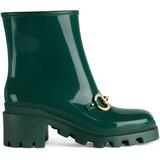 Ankle Boot With Horsebit - Green - Gucci Boots