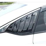 2X Sport Style Carbon Fiber Print Quarter Window Scoops Louvers for Ford Fusion Mondeo 2013-2021