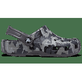 Crocs Black / Grey Kids’ Classic Camo Clog Shoes