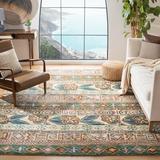 Blue/Brown Area Rug - Langley Street® Ferrera Hand-Knotted Area Rug Jute & Sisal, Cotton in Blue/Brown, Size 60.0 W x 0.25 D in | Wayfair